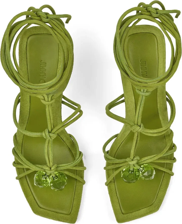 90mm Jemma strappy sandals - Image 4