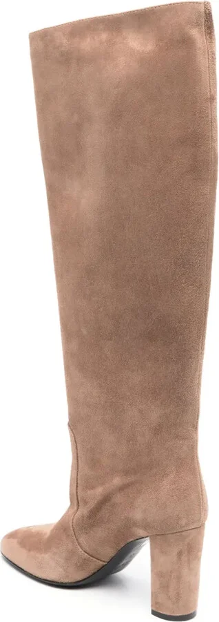 90mm Knee-High Suede Boots - Image 3