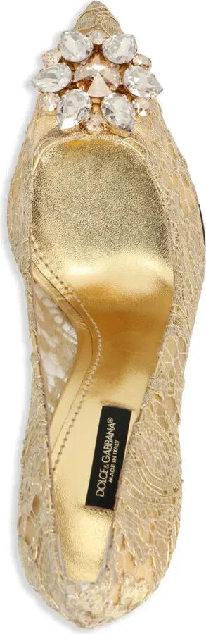 90mm Lace Rainbow Pumps - Image 3
