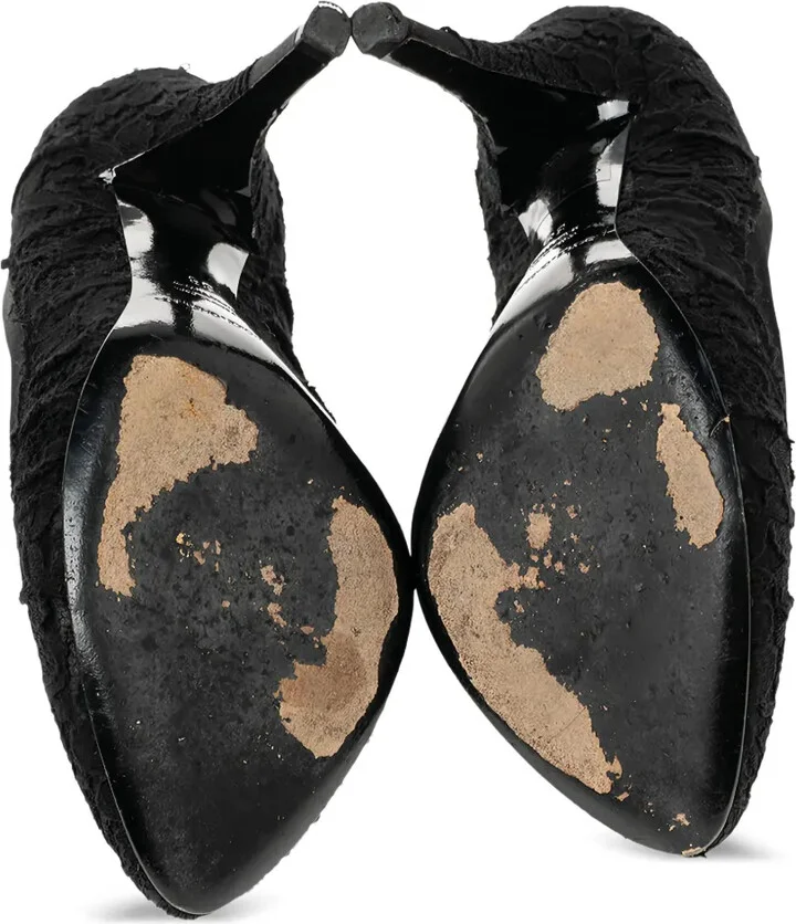 90mm Lace Satin Pumps - Image 5