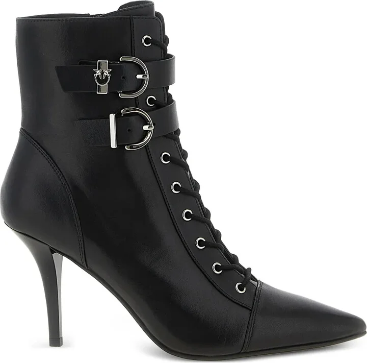 90mm Lace-Up Ankle Boots