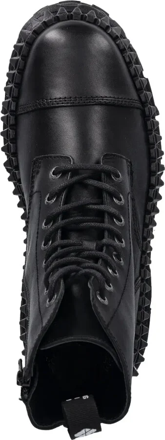 90mm Lace-Up Platform Combat Boots - Image 3