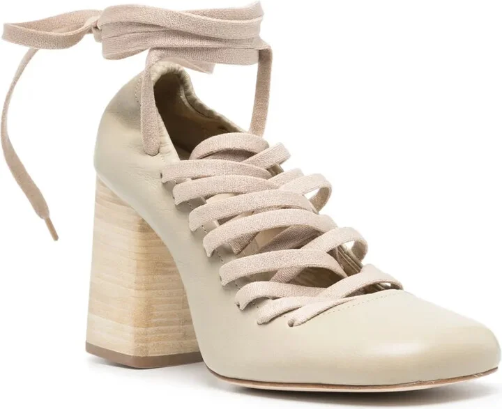 90mm Lace-Up Pumps - Image 2