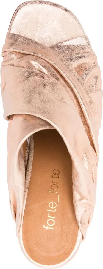 90mm Laminated-Leather Sandals - Image 4