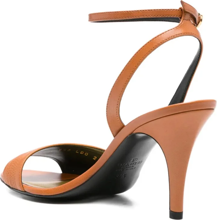 90mm Leather Ankle-Strap Sandals - Image 3
