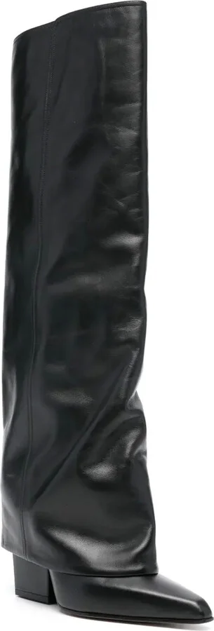 90mm Leather Boots - Image 2