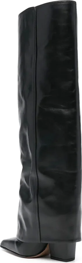 90mm Leather Boots - Image 3