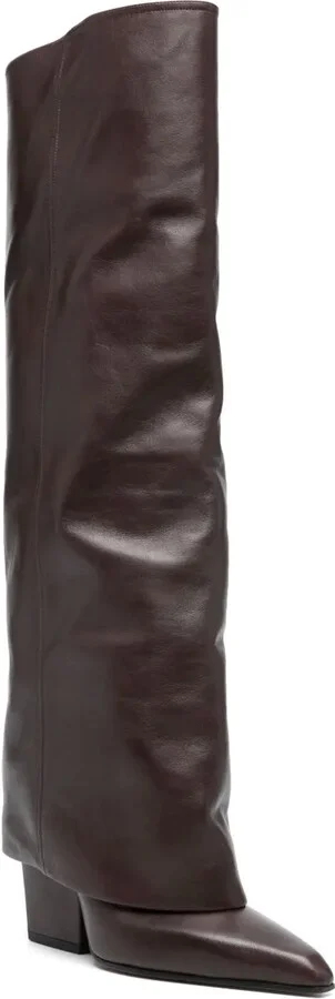 90mm Leather Boots - Image 2