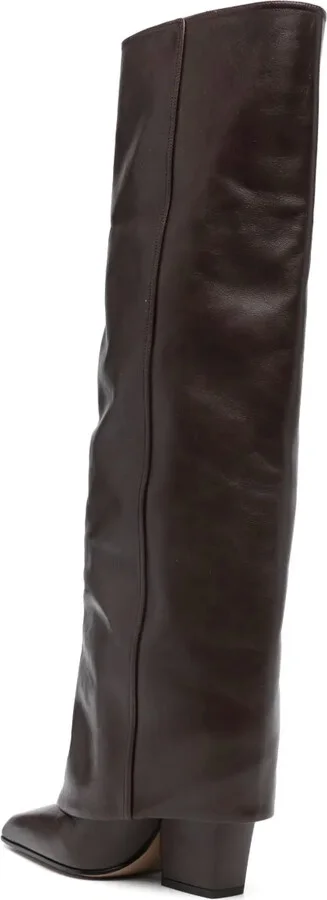 90mm Leather Boots - Image 3
