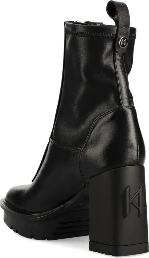 90mm Leather Boots - Image 3