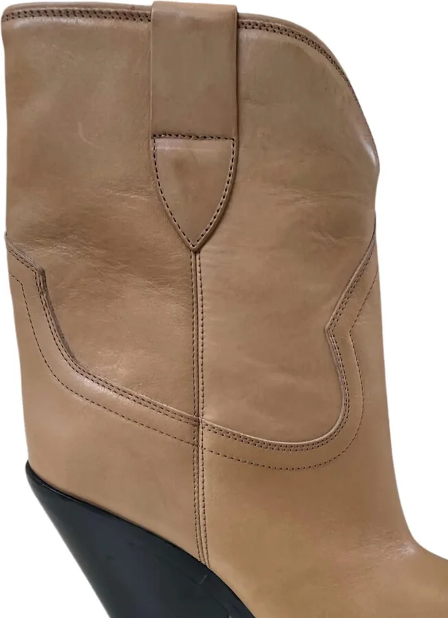 90mm Leather Boots - Image 2