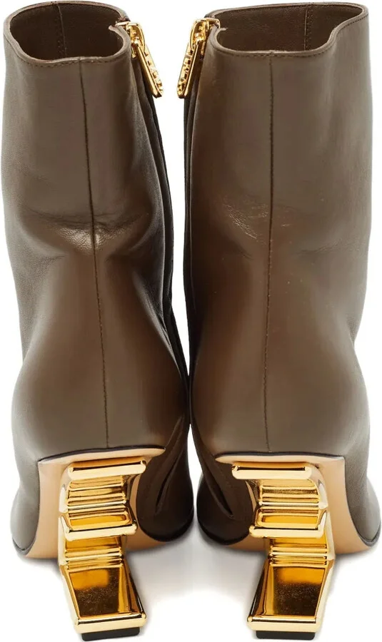 90mm Leather Boots - Image 4