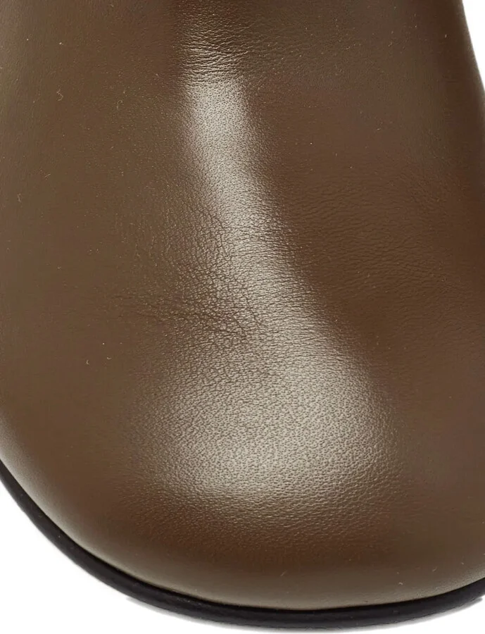 90mm Leather Boots - Image 5