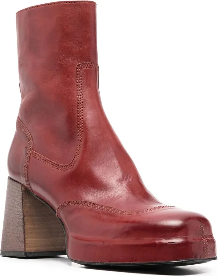 90mm Leather Boots - Image 2