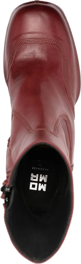 90mm Leather Boots - Image 4