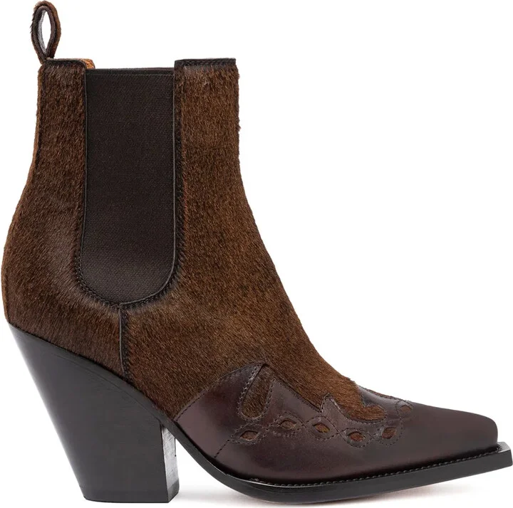 90mm Leather Boots