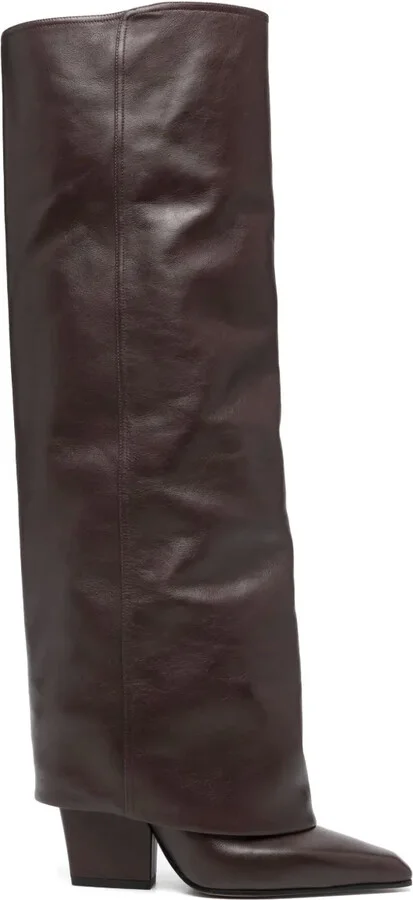 90mm Leather Boots