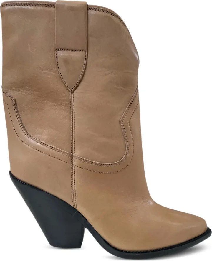 90mm Leather Boots