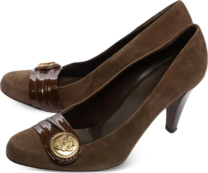 90mm Leather Heeled Pumps - Image 4