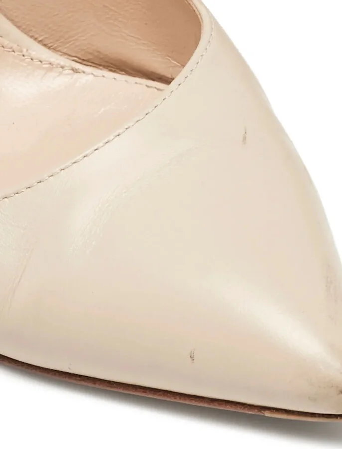 90mm Leather Heeled Sandals - Image 5