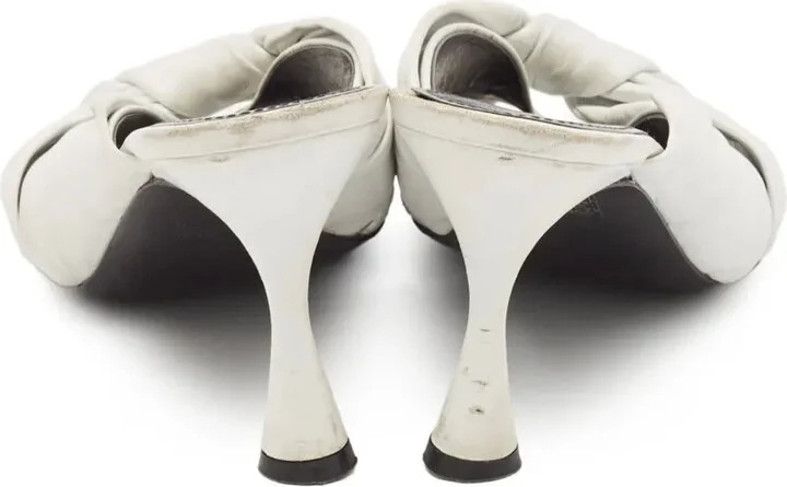 90mm Leather Knot-Detail Sandals - Image 5
