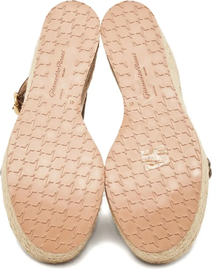 90mm Leather Platform Sandals - Image 5