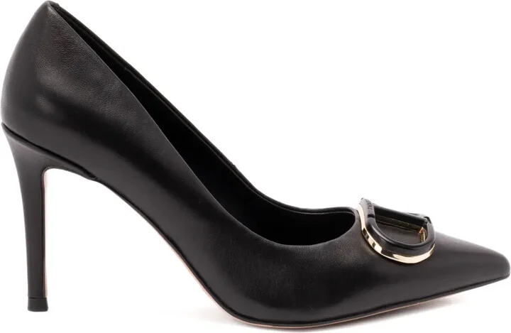 90mm Leather Pointed-Toe Pumps