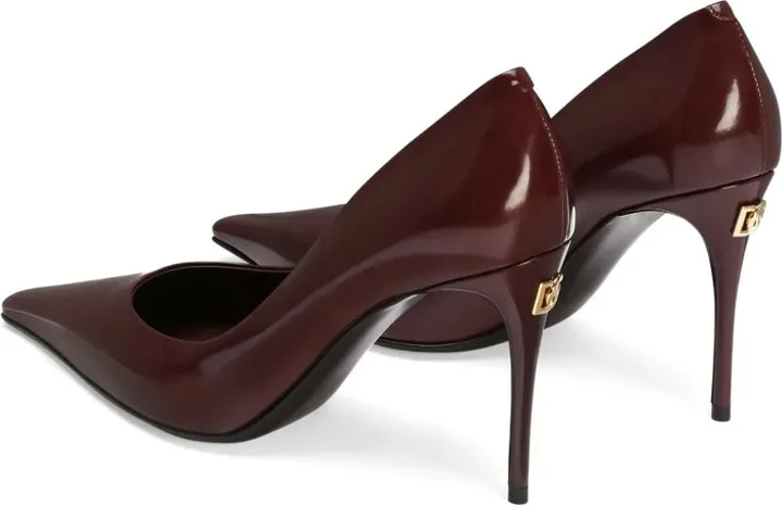 90mm Leather Pumps - Image 3