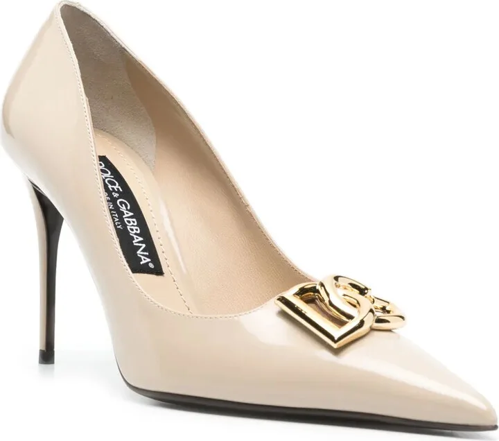 90mm Leather Pumps - Image 2