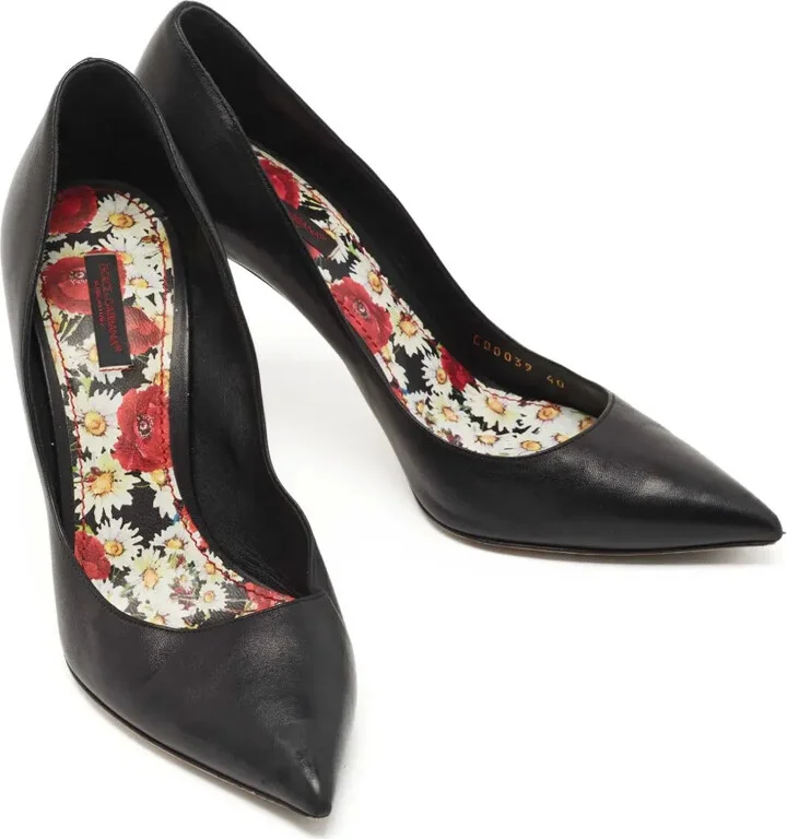 90mm Leather Pumps - Image 2