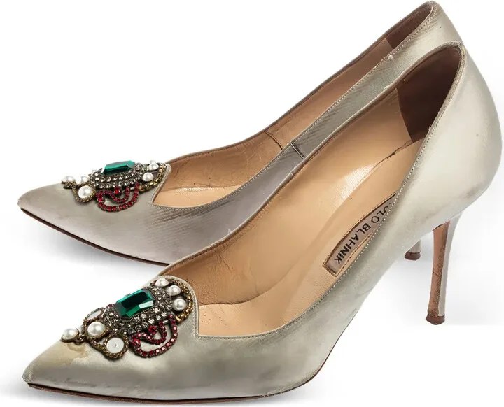 90mm Leather Pumps - Image 4