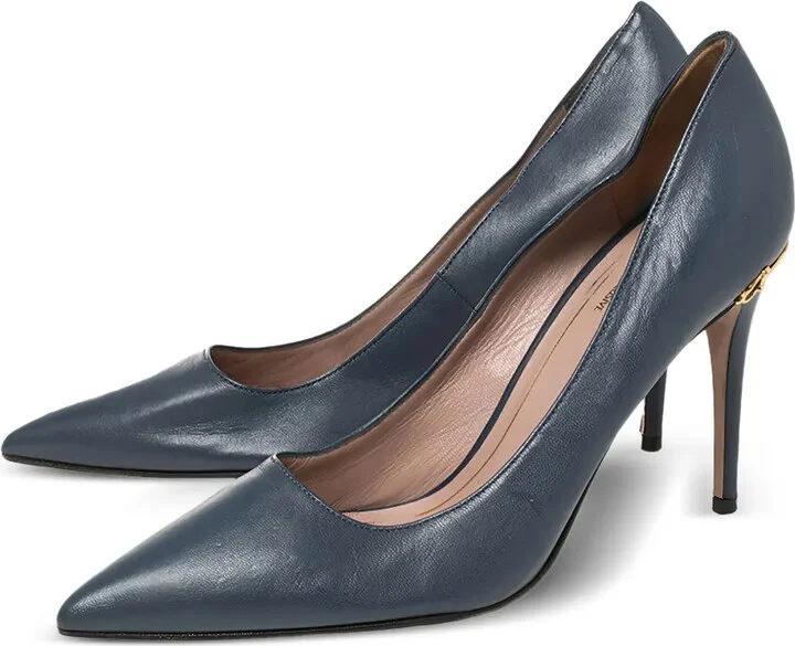 90mm Leather Pumps - Image 3