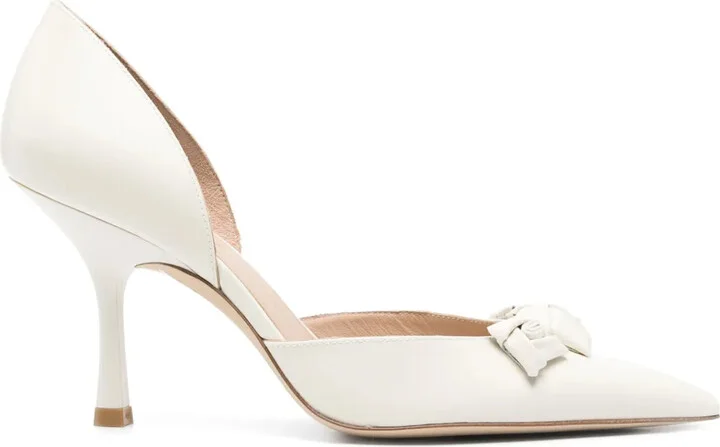 90mm Leather Pumps