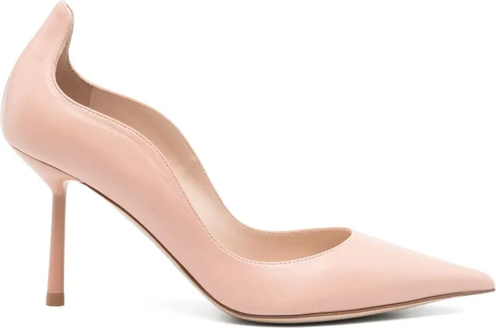 90mm Leather Pumps
