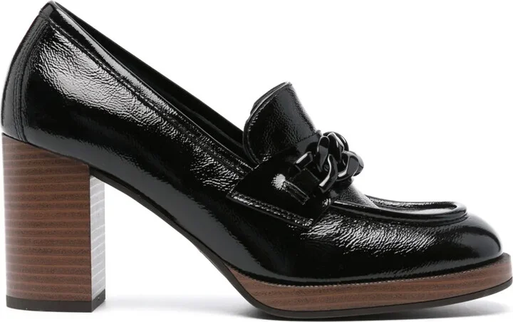 90mm Leather Pumps