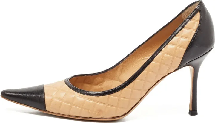 90mm Leather Pumps