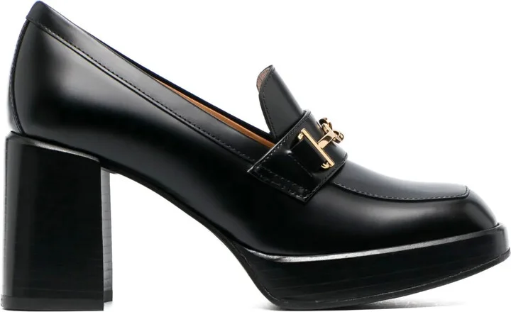 90mm Leather Pumps