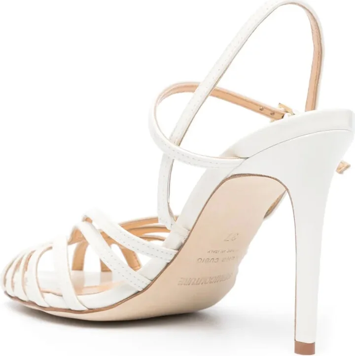 90mm Leather Sandals - Image 3
