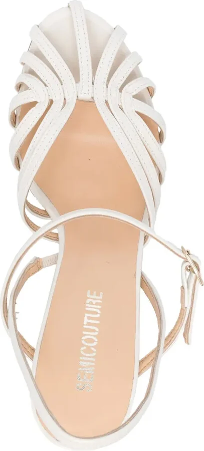 90mm Leather Sandals - Image 4