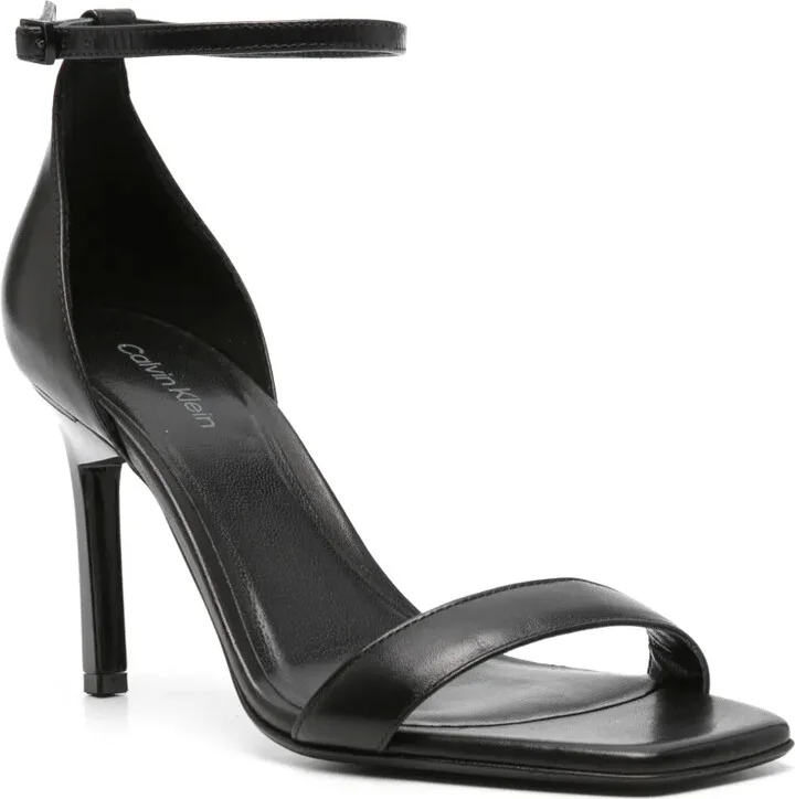 90mm Leather Sandals - Image 2