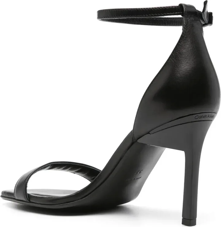 90mm Leather Sandals - Image 3