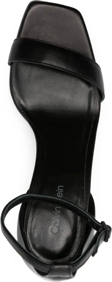 90mm Leather Sandals - Image 4