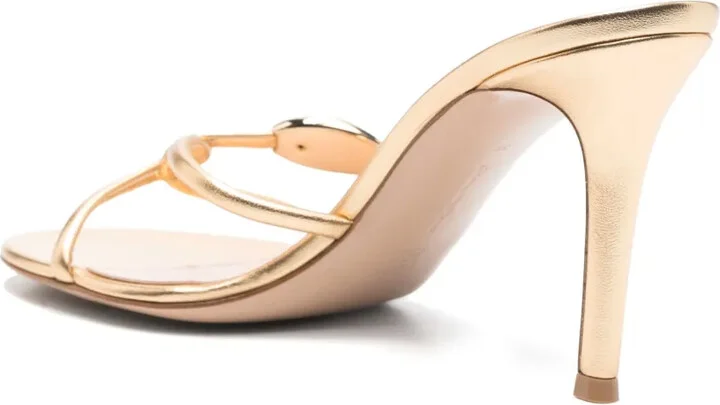 90mm Leather Sandals - Image 3