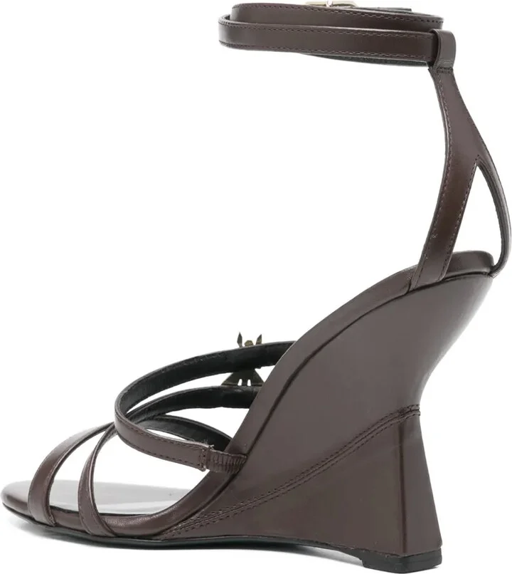 90mm Leather Sandals - Image 3
