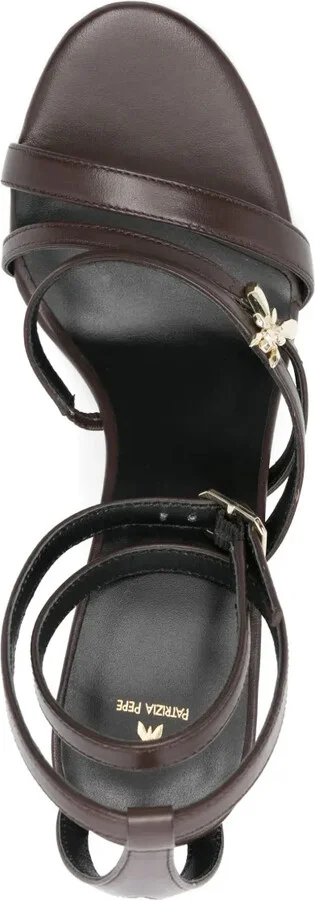 90mm Leather Sandals - Image 4