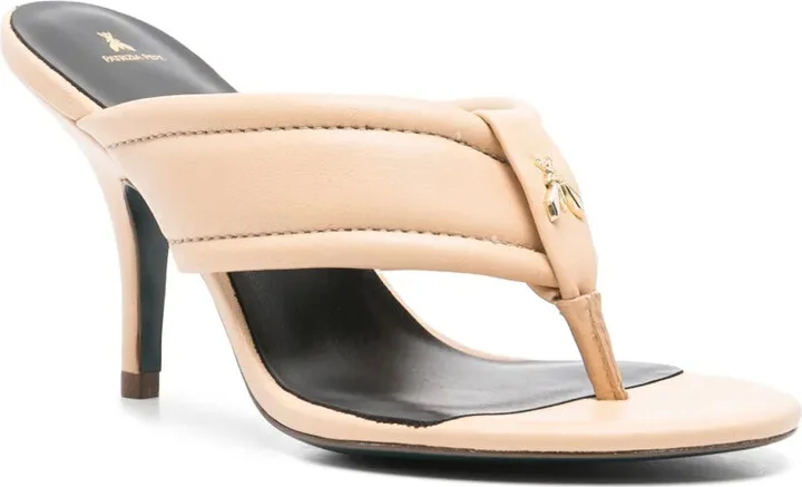 90mm Leather Sandals - Image 2