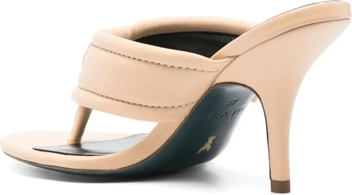 90mm Leather Sandals - Image 3