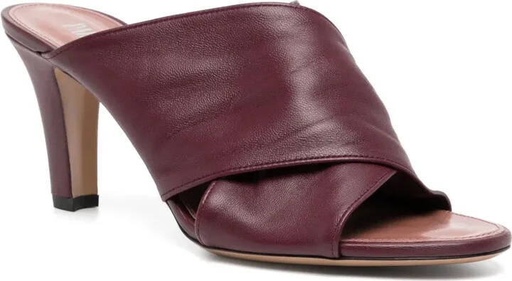 90mm Leather Sandals - Image 2