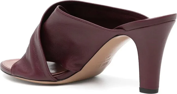 90mm Leather Sandals - Image 3