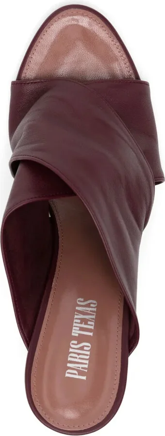 90mm Leather Sandals - Image 4